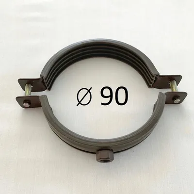 Produktbild von Dachrinnen-Fallrohrhalterschelle 90 mm mit Gummi