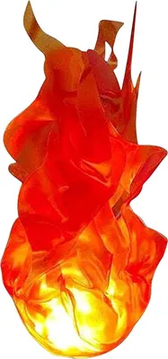 Produktbild von Halloween Schwimmender Feuerball Künstliche Gefälschte Flamme Schwimmende LED-Ball-Requisite Beleuchteter Feuerball-Dekor Halloween-Dekoration