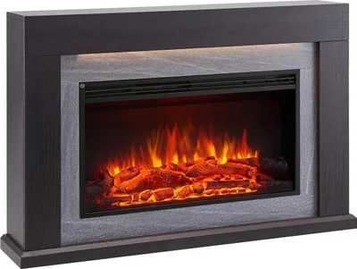 Immagine prodotto di Camino elettrico BALDERIA Xerxes - Camino da appoggio, riscaldamento 2000 W - Rovere scuro