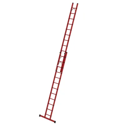 Produktbild von MUNK Vollkunststoff Seilzugleiter mit Traverse 2x12 Sprossen