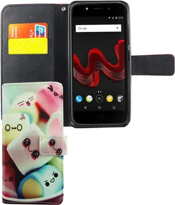 Produktbild von Handyhülle Tasche für Handy Wiko Wim Lite Schriftzug Marshmallows