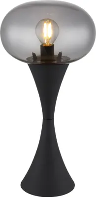 Produktbild von Globo Lighting|Tischleuchte Metall schwarz matt, 1x E14