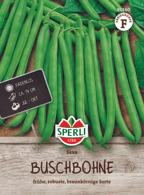 Produktbild von Sperli Buschbohnen Saxa - Gemüsesamen