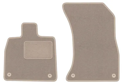 Immagine prodotto di Tappetini anteriori in moquette per Audi Q5 II FY / F5 2017- (SUV) – 2 pezzi, beige, su misura – Wielganizator LUX