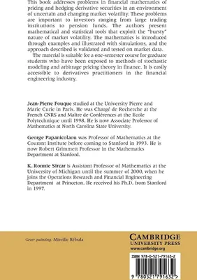 Produktbild von Derivatives in Financial Markets with Stochastic Volatility