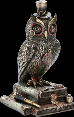 Produktbild von Steampunk Figur - Eule Wissensdurst - Veronese