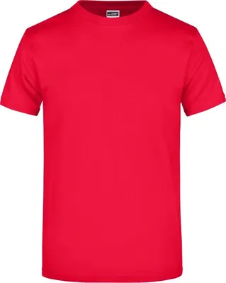 Produktbild von James & Nicholson Round-T Heavy (180g/qm) Gr. XL, rot