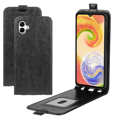 Image de Étui pour téléphone portable Samsung Galaxy A04 Flip, noir, neuf