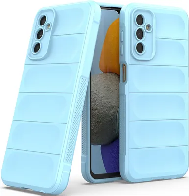 Immagine prodotto di Custodia Samsung M23, Custodia protettiva in silicone TPU morbido antiurto per Samsung Galaxy M23 blu