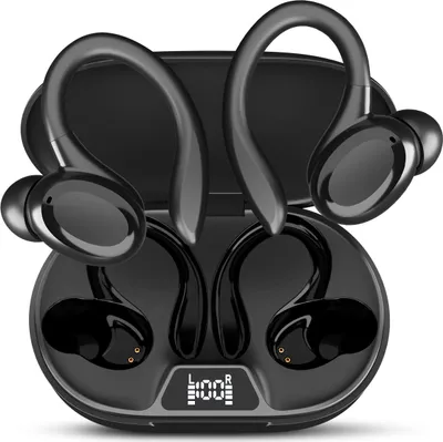 Produktbild von VSIUO Kabellose Bluetooth Kopfhörer 5.4 mit 4 ENC Mikrofonen, 50 Std Spielzeit, Hi-Fi Klang, In Ear Design, LED-Display, Ideal für Sport und Büro