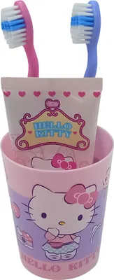Produktbild von Kinder-Zahnpflegeset rosa – Hello Kitty