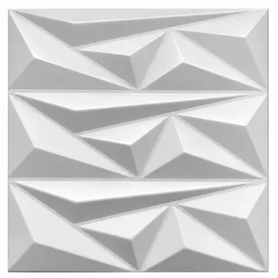 Obrázok produktu pre DECCART | 3D stenové panely Topaz | Dekoratívne stenové panely z polystyrénu | 50 x 50 cm | 32 kusov / 8 m² | Moderný dekoratívny štýl