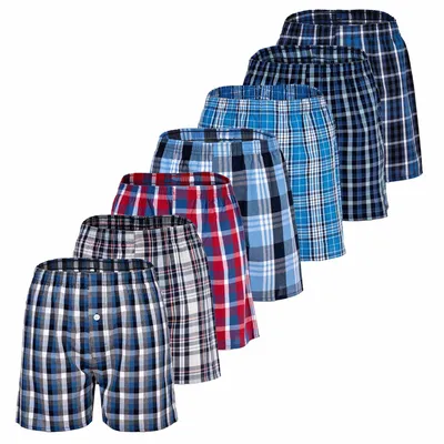 Produktbild von YOURBASICS Jungen Web-Boxershorts, 7er Pack - American Boxer-Shorts, gemustert, Spar-Pack
