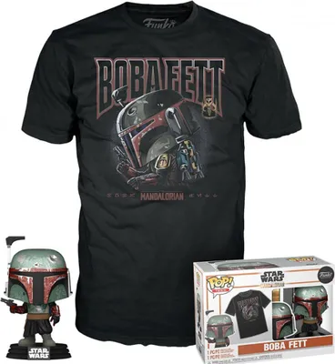 Produktbild von Funko Pop! & Tee Star Wars Boba Fett Braun S Braun S