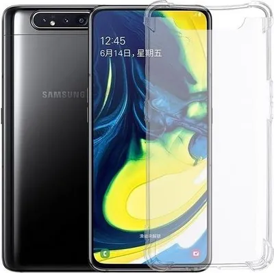 Obrázek produktu pro Pouzdro pro Samsung Galaxy A80 - Nárazuvzdorné průhledné pouzdro na mobilní telefon Odolné proti poškrábání Ochranné pouzdro Ultra Thin Phonillico®