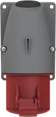 Immagine prodotto di Amphenol Presa a muro CEE da 32 ampere a 4 poli (3P+PE) femmina, codifica 6h rossa 380/415 V frequenza 50 e 60 Hz - 1 pezzo