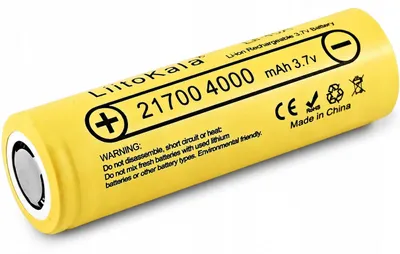 Obrázek produktu pro Baterie Liitokala Lii-40A, lithium-iontová (Li-ion), typ 21700, kapacita 4000 mAh, napětí 3.65 V