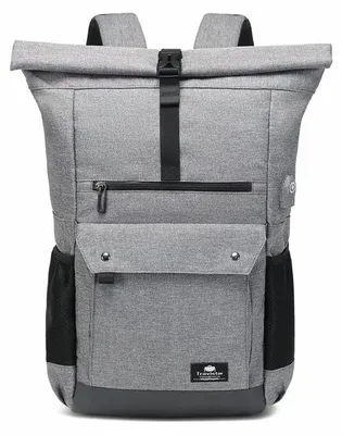 Immagine prodotto di Zaino da viaggio ergonomico, impermeabile, traspirante, zaino per laptop da 15,6 pollici, da donna, da uomo, zaino da giorno, zaino a tracolla