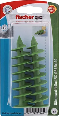 Produktbild von Fischer Dämmstoffdübel FID green 6.0 x 90 mm - 2 Stück