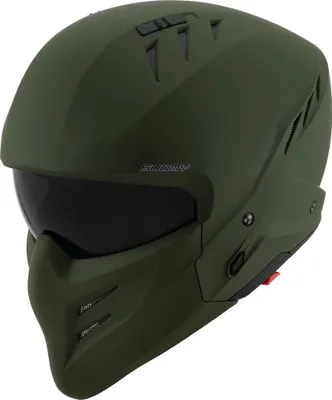 Produktbild von Suomy Armor Plain Jethelm, grün matt, L (59/60)