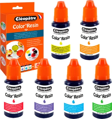 Obrázek produktu pro COLOR'RESIN kompletní sada, 6 barev