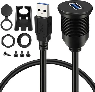 Obrázek produktu pro Vodotěsný prodlužovací kabel USB 3.0, 1 metr