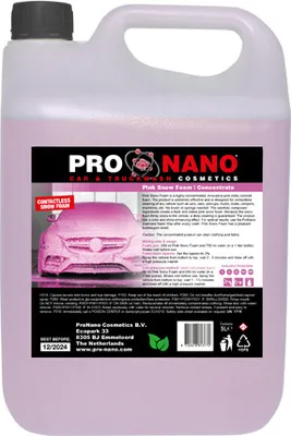 Produktbild von 5L ProNano Pink Snow Foam | Konzentratprodukt |  Kontaktloses Autoshampoo für LKW und PKW