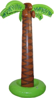 Obrázok produktu pre Smiffys - palma - nafukovacia, plážová párty - PVC SM630 (jedna veľkosť) (hnedá/zelená)