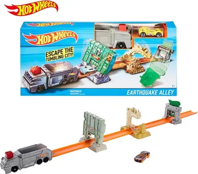 Produktbild von Hot Wheels DWY52, Fahrzeug- & Schienen-Set, 4 Jahr(e), Kunststoff, Mehrfarbig