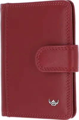 Immagine prodotto di Golden Head Pelle porta carte di credito Polo RFID Protect Kartenetui mit Riegel 4516 Rot rosso scuro