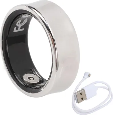Produktbild von Smart Ring Schlaf-Tracker, IP68, wasserdicht, Sportüberwachung, multifunktional, intelligent, mit Fotosteuerungsfunktion für Größe 7