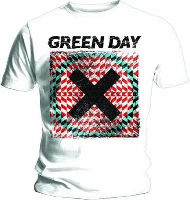 Produktbild von Grüner Tag Xllusion Herren weiß T Shirt: X groß