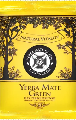 Zdjęcie produktu dla Herbata Mate Green Despalada 50 g - Brazylijska yerba, suszona powietrzem - herbata mate bez dodatków