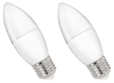 Produktbild von Spectrum E27 LED Kerzenlampe 8W 710lm 6000K Kaltweiß 230V 2 Stück