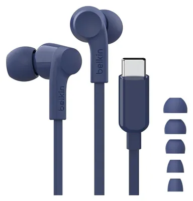 Produktbild von Belkin SoundForm, Kabelgebunden, Musik/Alltag, Kopfhörer, Blau
