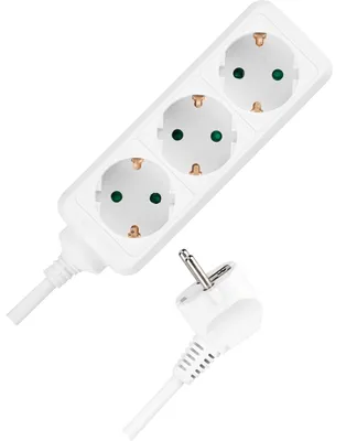 Produktbild von REV Steckdosenleiste 3-fach Standard 5m weiß