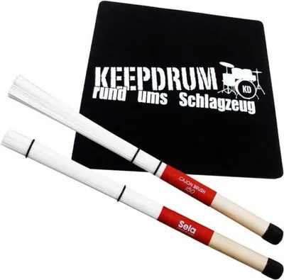 Produktbild von Sela Cajon Besen SE 035 mit Sitz-Pad