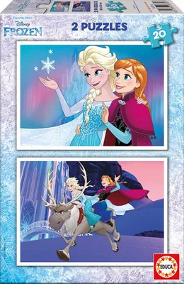Image de Puzzle 2 en 1 Frozen 16847