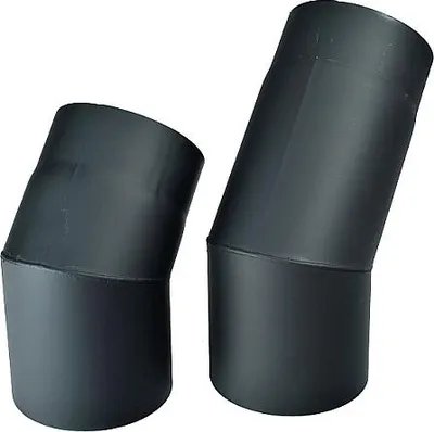 Obrázek produktu pro Koleno kouřové 150mm / 45° silnostěnné 1,5mm