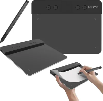 Zdjęcie produktu dla PROFESJONALNY Tablet graficzny z piórem 13684 BOSTO T430KD