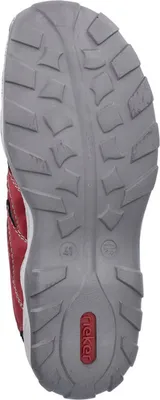 Produktbild von Rieker Herren Slipper Gummizug Halbschuh 08065, Größe:42 EU, Farbe:Rot