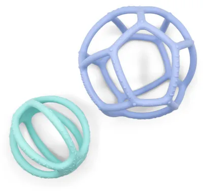 Produktbild von Jellystone sensorischer Ball Spielzeug - sanftes Blau und Mintgrün