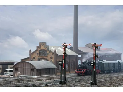 Produktbild von Märklin 70421 - Präzises Gleissperrsignal für Spur H0 Modellbahnen