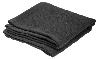 Obrázek produktu pro Jassz ručník, jednobarevný ručník pro hosty (350 GSM) FK936 (jednotná velikost) (černý)