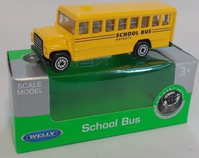 Produktbild von Gelber amerikanischer Schulbus, WEL52033W, Maßstab1/70, WELLY
