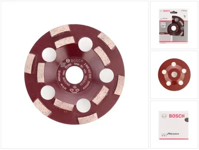Zdjęcie produktu dla Bosch 2 608 602 553, Tarcza szlifująca, Szorstkie drewna, Bosch, 2,22 cm, 12,5 cm, 4,5 mm
