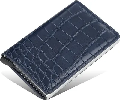 Produktbild von MINI WALLET Izmael Max - Innovative Herrengeldbörse Dunkel Blau KP25558