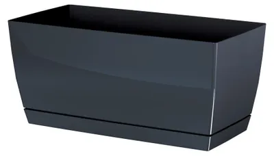 Produktbild von DIKEL DUPP400-426U Rechteckiger Blumentopf Grau Kunststoff