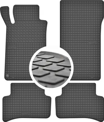 Image de Tapis de sol en caoutchouc pour Mercedes Benz C W203 (2000-2007)