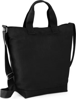 Zdjęcie produktu dla Torba na zakupy BagBase Torba płócienna BG673 Czarny Czarny 38 x 40 x 14 cm